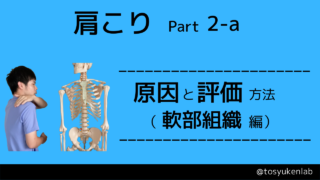 肩こり 原因別 アプローチ方法（軟部組織編） - 触診解剖ブログ